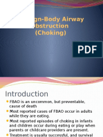 Foreign-Body Airway Obstruction