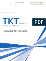 TKT Handbook Modules 1 3