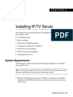 Installing IP/TV Server: System Requirements