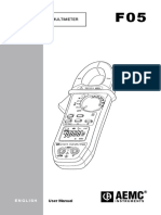 Chauvin Arnoux F05 PDF