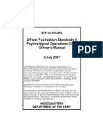 US Army - PSYOPS - Officer Manual