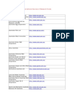 International Sources of Research Funds