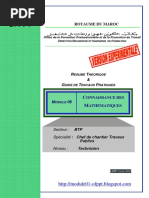 Module 06 Connaissance Des Mathematiques BTP TCCTP