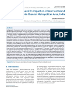 Urban Heat Island in Chennai