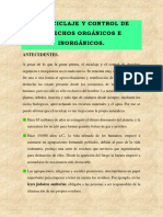 Antecedentes (El Reciclaje y Control de Desechos Orgánicos e Inorgánicos) Formato