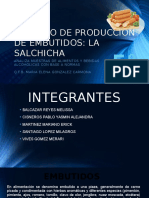 Proceso de Producción de Embutidos Salchicha