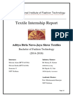 Textile Internship Report