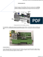 Processo de Torneamento