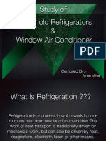 Science of Refrigerator and Air Conditioners