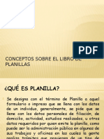 Planillas