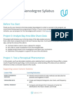 Udacity Dandsyllabus