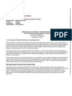 Improving Low Frequency Vibration Analysis