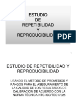 Estudio de Repetibilidad y Reproducibilidad