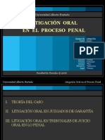 Litigación Oral en El Proceso Penal