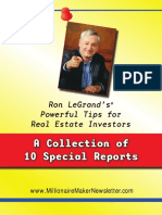 A Collection of 10 Special Reports Ron LeGrand