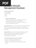 Industrial Security Management Reviewer