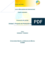 U3. Proyecto de Promocion de Ventas