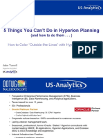 5 Things You Can't Do in Hyperion Planning: (And How To Do Them - . .)