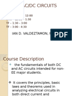 Ee31A - Ac/Dc Circuits: Ian D. Valdeztamon, Ree