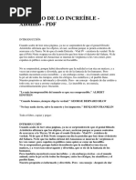 El Libro de Lo Increible PDF