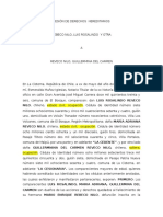 Cesión de Derechos Hereditarios Guillermina Reveco