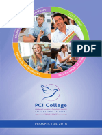 PCI College Prospectus 2016 PDF