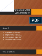 Validation Cross Contamination