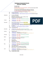 District Calendar 16-17