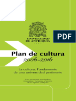 Plan de Cultura PDF