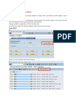 Change Validation in PU12