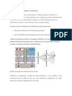 Interferencia de Ondas Luminosas