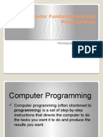 Computer Fundamentals and Programming: Montaigne Garcia Molejon