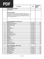 Item No. Description Unit Time Unit Rates (Labor) Labor Rates Commercial Proposal (SAR)