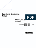 O&M WA350,400,450-1 10001 Up SEAD04230103