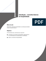 Aula 01 - Conceitos Basicos de Hospitalidade