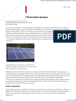 The Fundamentals of Photovoltaic Systems