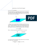 Applications of The Double Integral