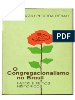 O Congregacionalismo No Brasil - Salustiano Pereira César