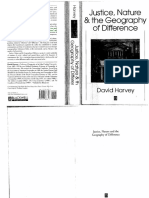 Harvey, D. Justice, Nature and Geography of Difference