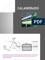 CALANDRADO Por Friccion