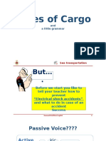 Types of Cargo: and A Little Grammar