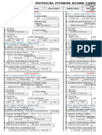 PFT Score Card Latest