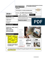 Examen Parcial de Planeamiento y Control de Operac.