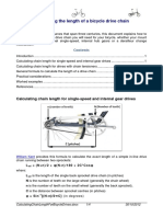 Calculating Chain Length For Bicycle Drives