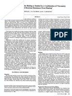 The Dynamics of Cake Baking As Studied by A Combination of Viscometry and Electrical Resistance Oven Heating'