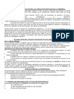 Relaciones Internas Entre Las Areas Funcionales de La Empresa