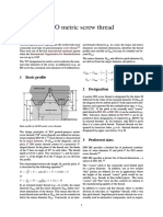 Metric STD Thread