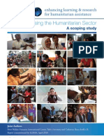 Professionalising The Humanitarian Sector