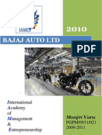 COMPANY PROFILE 2010@ Bajaj Auto Limited Report