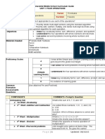 6th Grade Math Curriculum Guide-Unit I-Four Operations